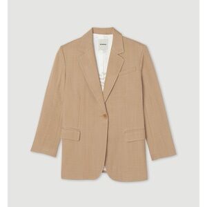 NWOT Sandro Paris Women's Beige Blazer and Trousers